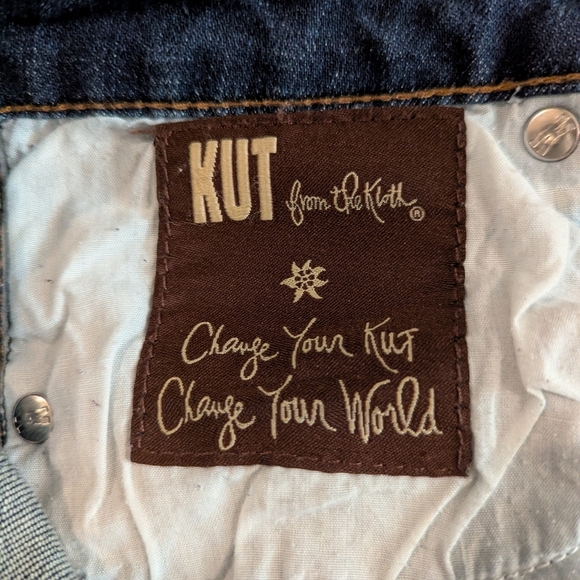 Kut from the Kloth Women's Ankle Straight Leg Jeans Size 8 - Picture 5 of 6